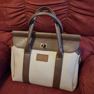 Lee Brown and Cream Men's Bag